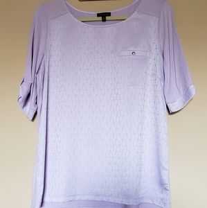EUC L The Limited Lavender Blouse worn once